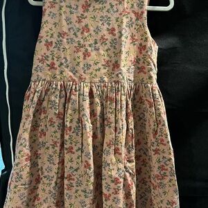 Laura Ashley Floral Kids Dress - Pink and Green